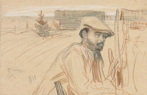 Виноградов Сергей Арсеньевич. Портрет Константина Коровина